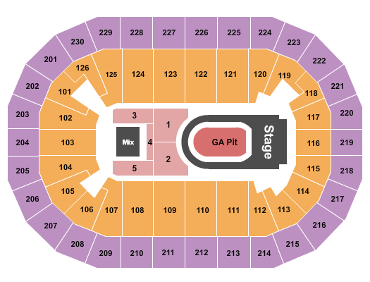 Save Mart Center Kane Brown Seating Chart